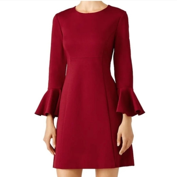 Trina Turk Dresses & Skirts - NWT Trina Turk Women's Panache Ponte Bell Sleeve Dress